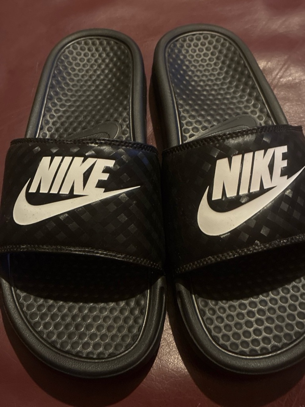Nike Black and White Men’s Slide Sandals